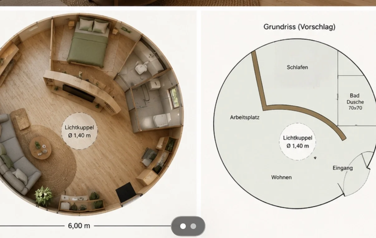 RUND6 Grundriss und Raumaufteilung